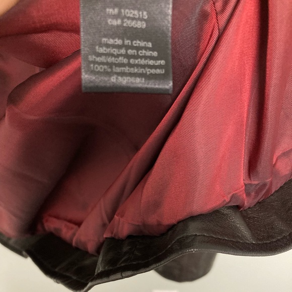 John Varvatos Asymmetrical Leather biker Jacket. Size large - Picture 8 of 9